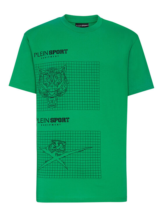 Plein Sport Plein Sport T-shirt 5021 Verde Regular Fit