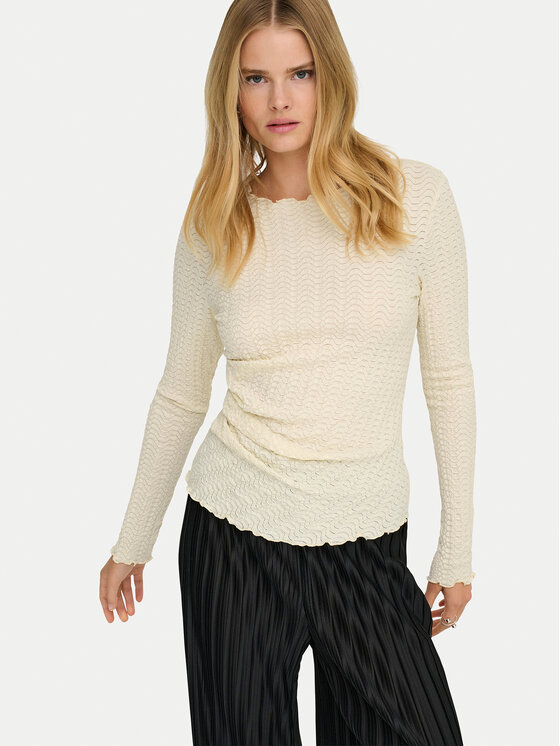 ONLY ONLY Särkpluus Ella 15368469 Beež Slim Fit