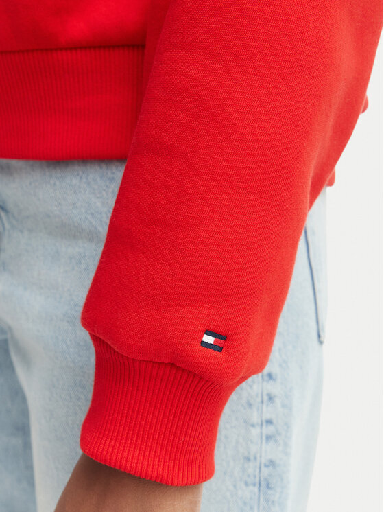 Tommy Hilfiger Tommy Hilfiger Felpa WW0WW47832 Rosso Regular Fit