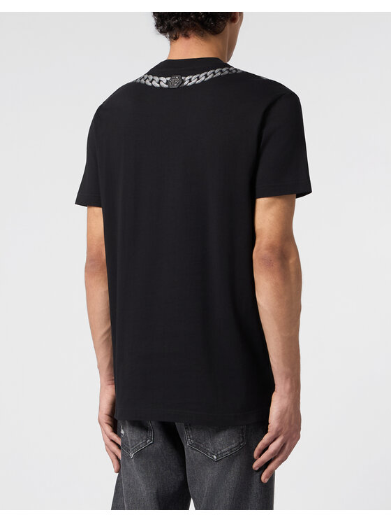 PHILIPP PLEIN PHILIPP PLEIN T-Shirt 31293 Černá Regular Fit