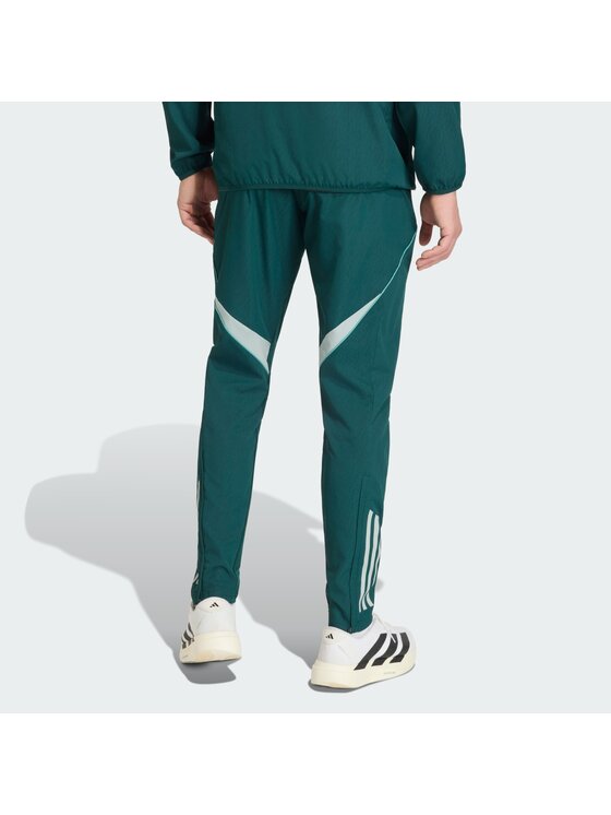 adidas adidas Spodnie materiałowe Arsenal Zielony Regular Fit