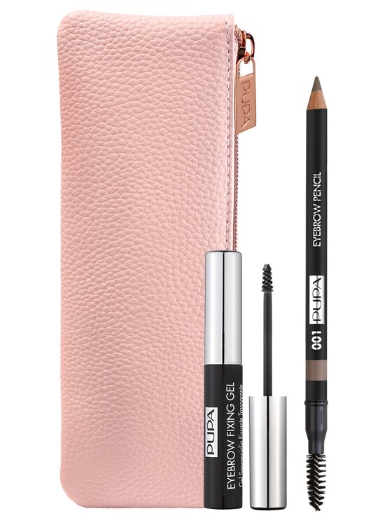 PUPA Milano PUPA Milano Eyebrow Essential Kit Zestaw do makijażu 001 Blonde