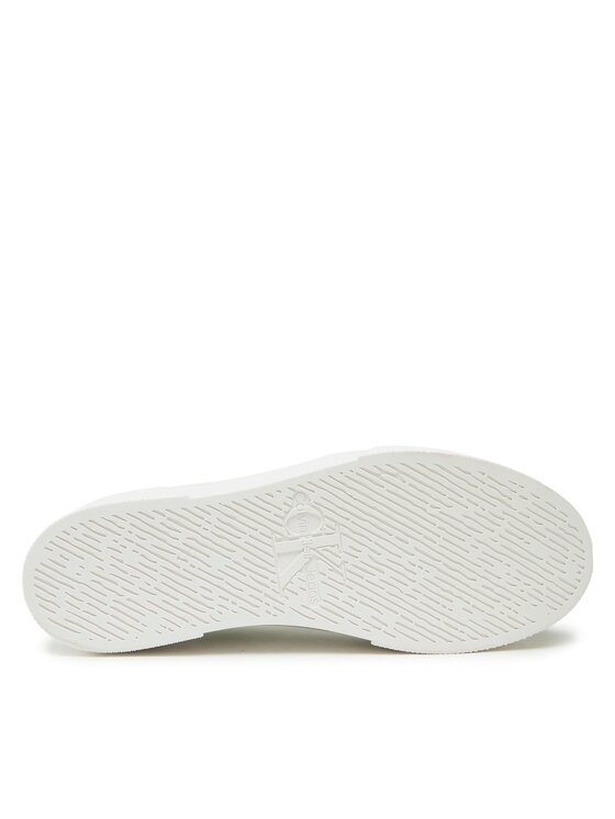 Calvin Klein Jeans Calvin Klein Jeans Sneakers Cupsole Flatform Mix Lth Wn YW0YW01227 Bianco