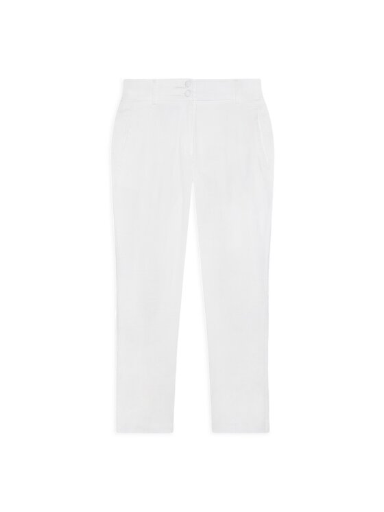 Fiorella Rubino Fiorella Rubino Spodnie materiałowe P058L002445N011 Biały Slim Fit