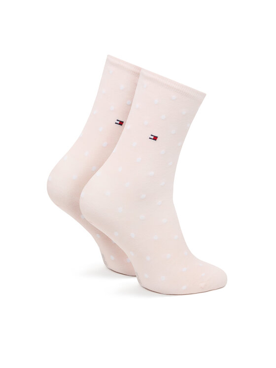 Tommy Hilfiger Tommy Hilfiger Moteriškų ilgų kojinių komplektas (2 poros) 100001493 Rožinė