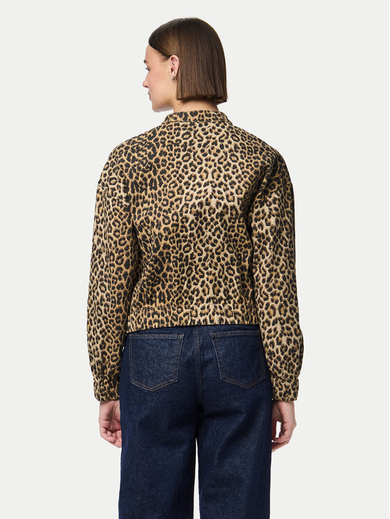 Pieces Pieces Bunda bomber Salume 17156456 Hnědá Regular Fit