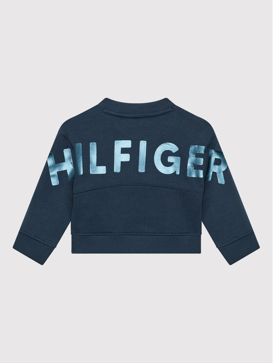 Felpa Metallic Foil KG0KG06516 Blu scuro Regular