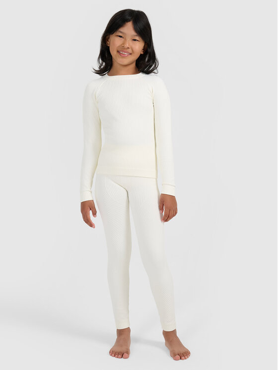 4F 4F Komplet bielizny termoaktywnej SKI UNDERWEAR Biały