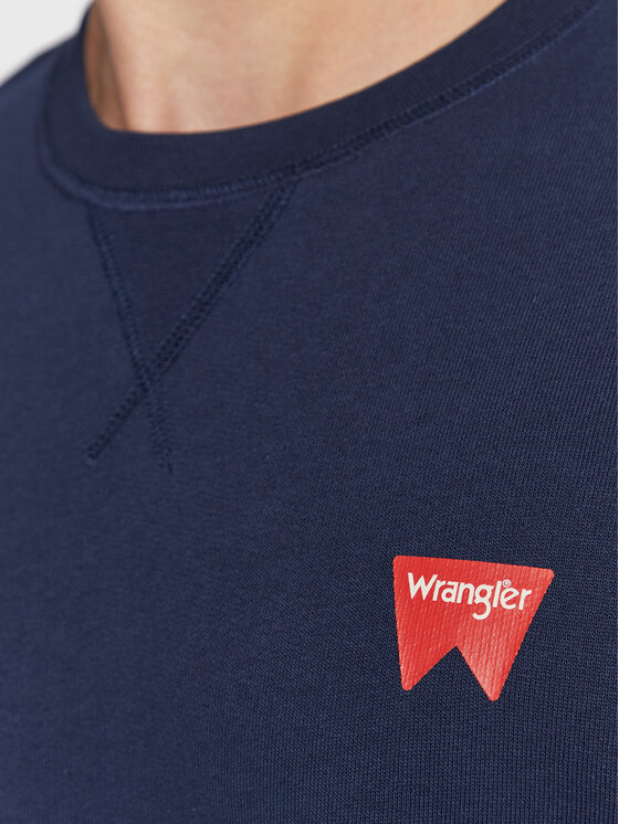 Wrangler Wrangler Bluza Sign Off W661HA114 112320286 Granatowy Regular Fit