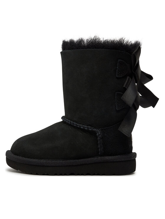 Ugg Ugg Μπότες Χιονιού T Bailey Bow II 1017394T Μαύρο