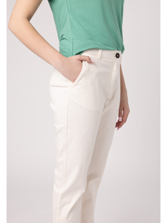 QUIOSQUE QUIOSQUE Dámské kalhoty Quiosque 3VS007102 Béžová Regular Fit