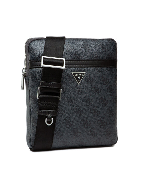 Guess Guess Τσαντάκι Vezzola Smart Crossbody Flat HMEVZL P2223 Μαύρο