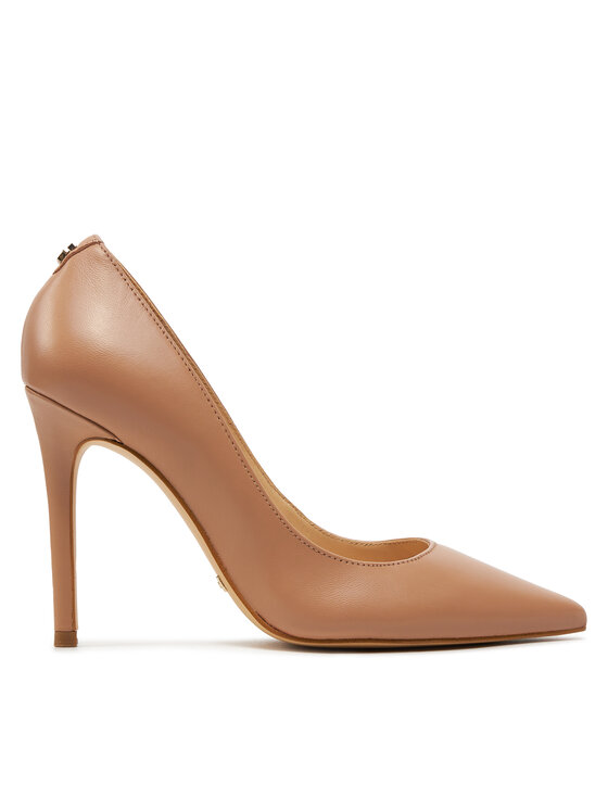 Pantofi cu toc subțire Guess Gabben FLTGAB LEA08 Bej