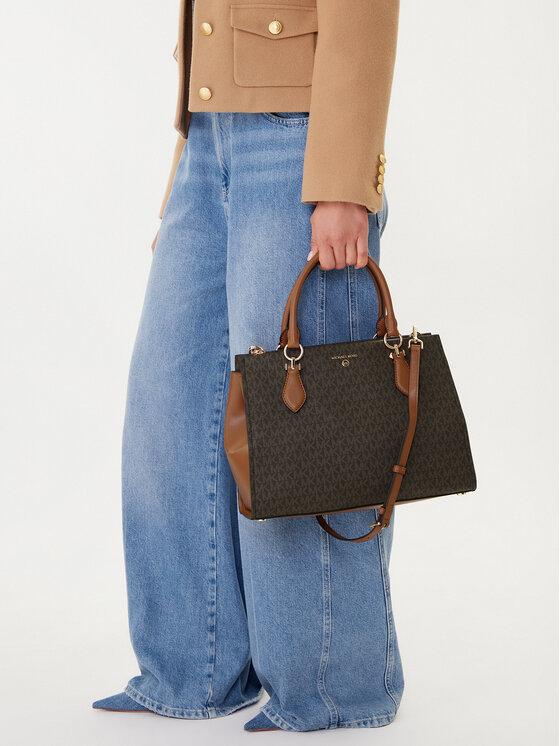 Michael Kors Michael Kors Ročna torba 30F2G6AS3B Rjava