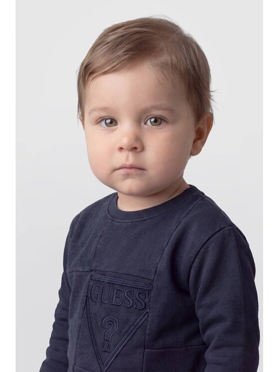 Guess Kids Guess Kids Mikina 185392 Modrá Classic Fit