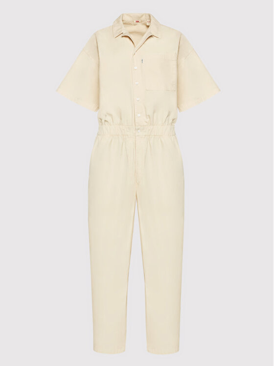 Levi's® Levi's® Гащеризон Scrunchie A1866-0000 Бежов Relaxed Fit