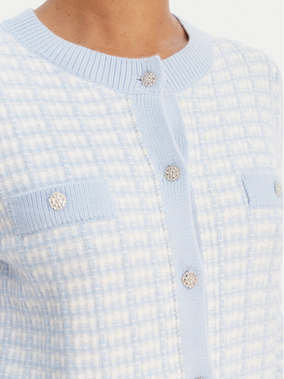 Morgan Morgan Strickjacke 261-MIRES Himmelblau Slim Fit