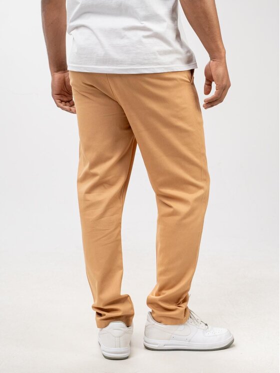 Jigga Wear Jigga Wear Chinosy Jasne Brązowe Chino XXL Brązowy Regular Fit