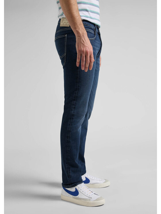 Lee Lee Jeansy LUKE Niebieski Slim Fit
