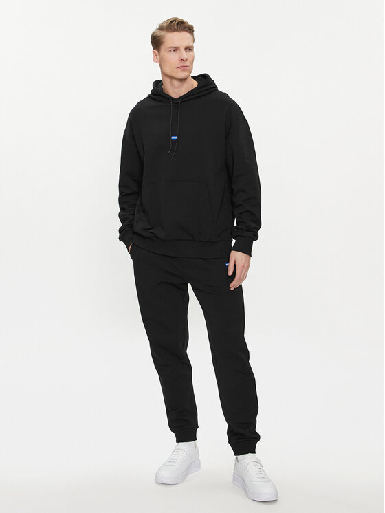 HUGO Hugo Melegítő Nalonso 50522369 Fekete Relaxed Fit