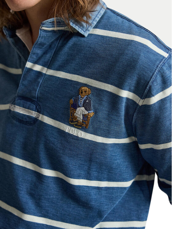 Polo Ralph Lauren Polo Ralph Lauren Polo majica 710B18562001 Modra Regular Fit