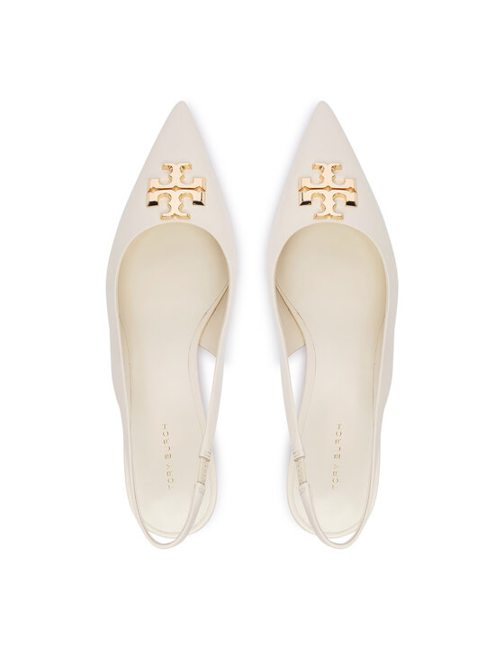 Tory Burch Tory Burch Pantofi pumps Eleanor Slingback 181018 Écru