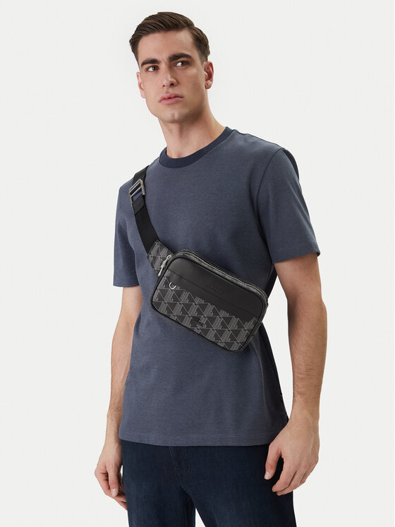 LACOSTE ボディバッグ LACOSTE（ラコステ） ザ ザ ブレンド モノグラムプリント ボディバッグ