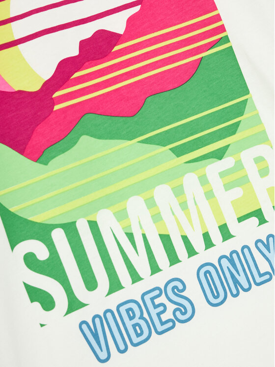 Kids ONLY Kids ONLY T-shirt Julie 15292340 Bijela Slim Fit