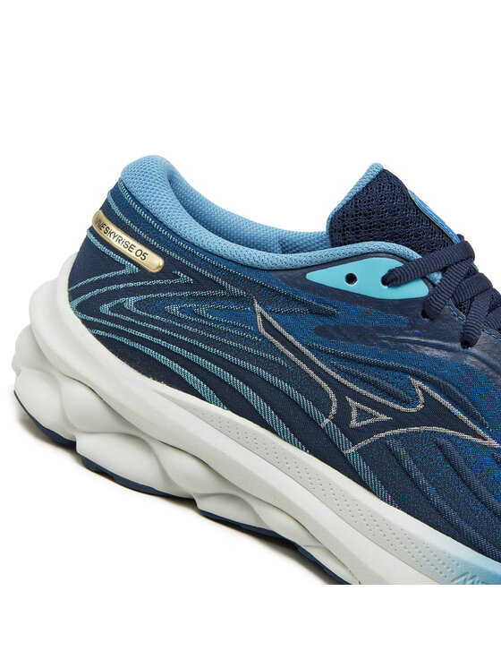 Mizuno Mizuno Skriešanas apavi Wave Skyrise 5 J1GC2409 Melns