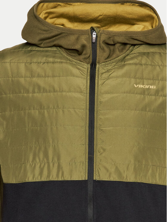Viking Viking Kurtka przejściowa Bamboo Creek Hoodie Man 750/25/4567 Zielony Regular Fit
