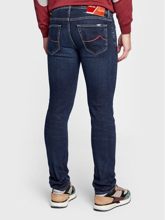 Jacob Cohën Jacob Cohën Jeans hlače Nick U Q E06 32 S 3624 Mornarsko modra Slim Fit