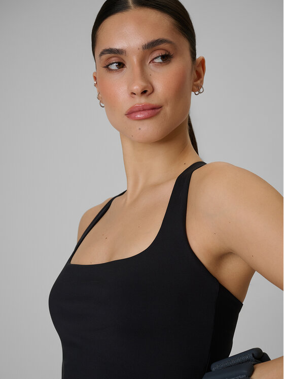 4F 4F Tank top ATHLETIC ALLURE Czarny Slim Fit