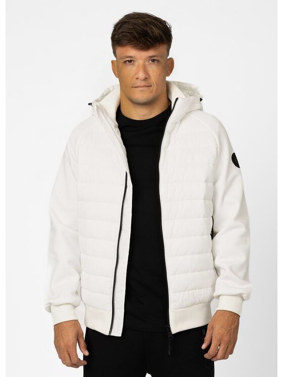 PITBULL PITBULL Kurtka przejściowa PALOMAR Biały Regular Fit