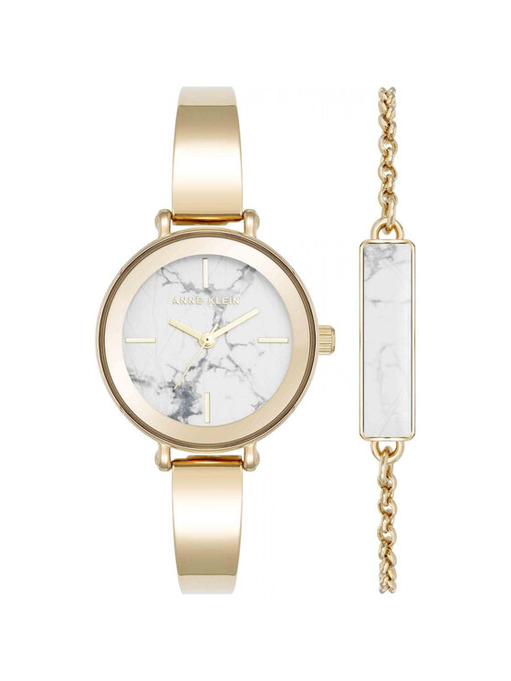 Anne Klein Anne Klein Zegarek AK-5116HLST Złoty