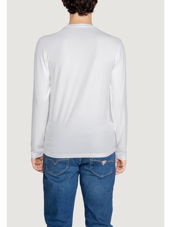 Emporio Armani Underwear Emporio Armani Underwear Longsleeve 111984 4F511 Biały Regular Fit