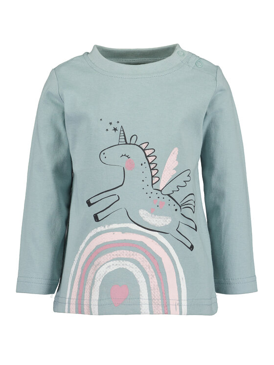 Blue Seven Blue Seven Bluza 950606 X Zelena Regular Fit