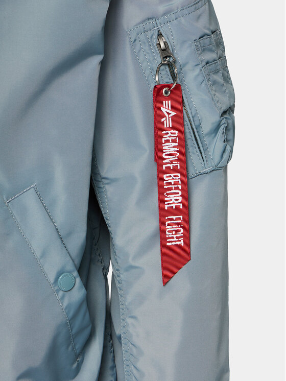 Alpha Industries Alpha Industries Kurtka bomber MA-1 196108 Niebieski Regular Fit