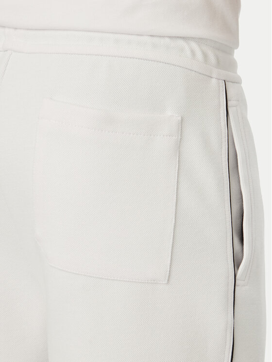 BOSS BOSS Pantaloni scurți sport Join Headlo 50561776 Alb Regular Fit