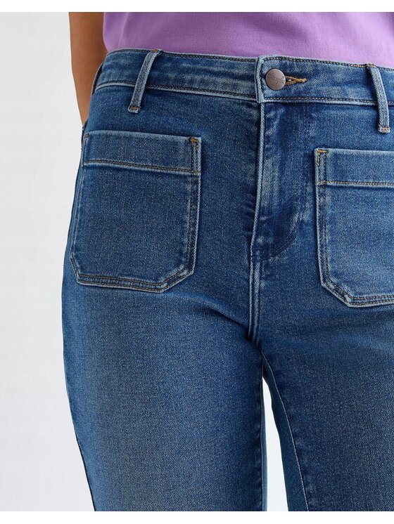 Wrangler Wrangler Jeansy Flare Niebieski Flare Fit