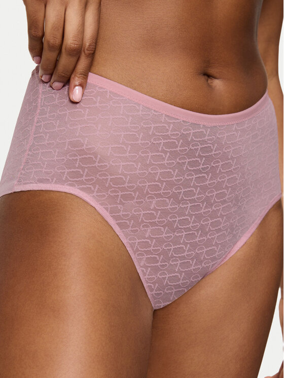 Triumph Triumph Mutande classiche a vita alta Triumph Signature Sheer Maxi EX 10215936 Rosa