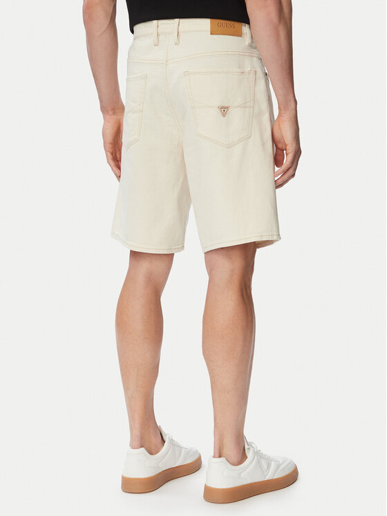 Guess Guess Jeansshorts M6GDVB D1097 Creme Relaxed Fit