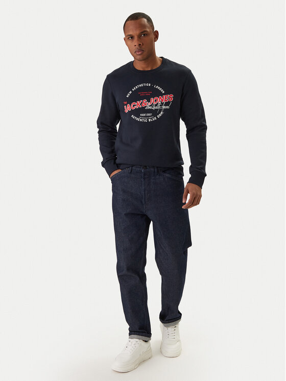 Jack & Jones Jack & Jones Bluză Logo 12288925 Bleumarin Regular Fit