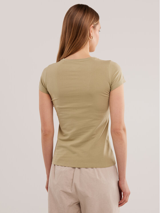 BIG STAR BIG STAR T-Shirt IRSERA Zielony Slim Fit