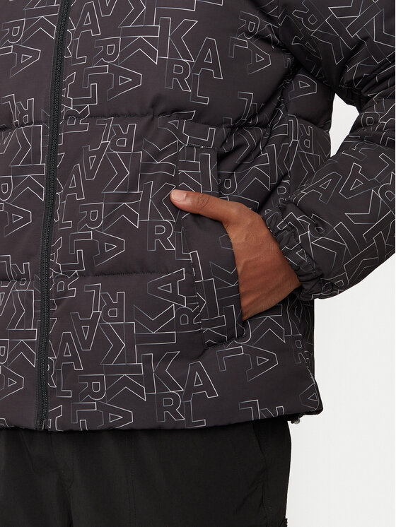 KARL LAGERFELD KARL LAGERFELD Pūkinė striukė 505011 544528 Pilka Regular Fit