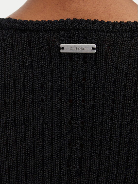 Calvin Klein Calvin Klein Kardiganas LV047G317G Juoda Classic Fit