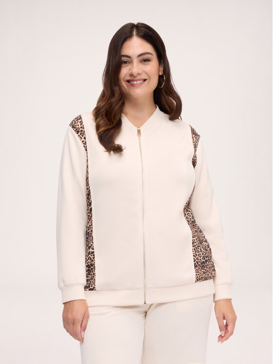 Fiorella Rubino Fiorella Rubino Bluza G881L009505N0R2 Kremowy Regular Fit