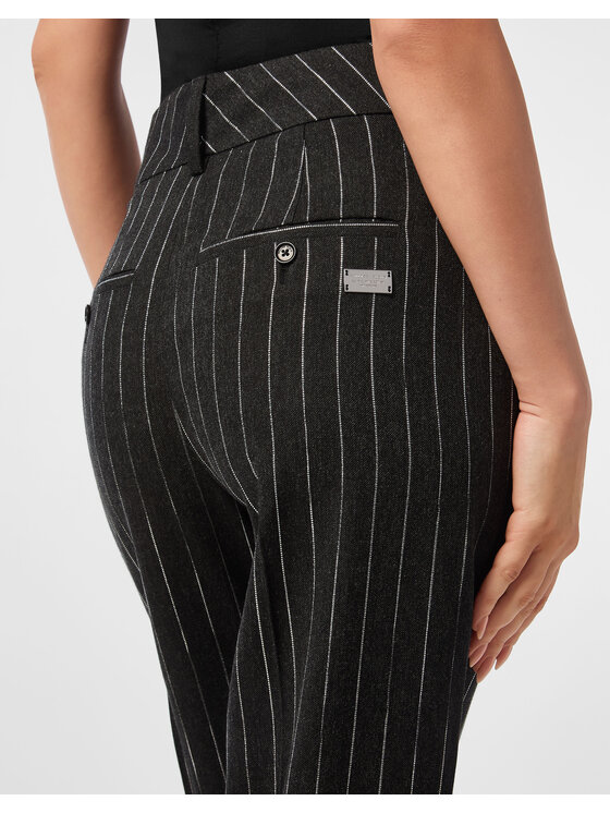 PHILIPP PLEIN PHILIPP PLEIN Spodnie materiałowe 27925 Beżowy Straight Fit