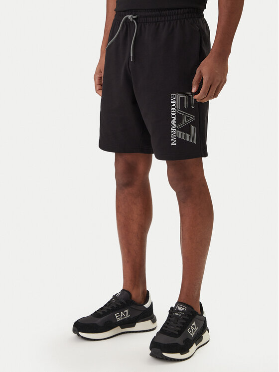 EA7 Emporio Armani EA7 Emporio Armani Športové kraťasy 7M001315 AF13512 Čierna Regular Fit