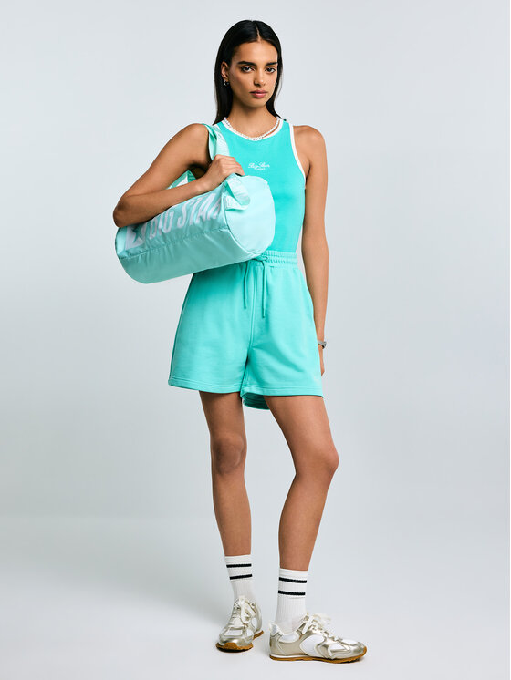 BIG STAR BIG STAR Top ARISA Turkusowy Slim Fit