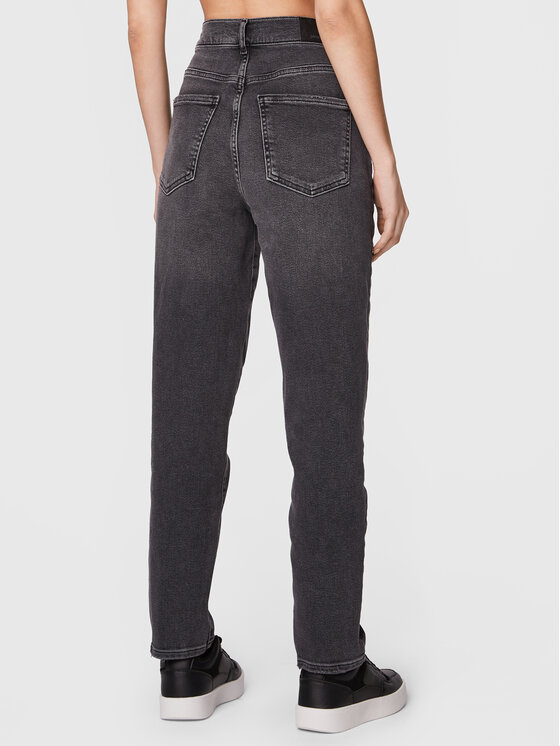 Gina Tricot Jeansy Comfy 86122 Szary Mom Fit